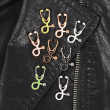 Load image into Gallery viewer, Stethoscope Brooches