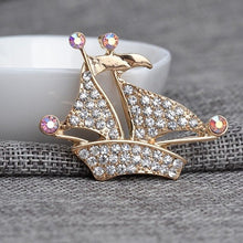 Load image into Gallery viewer, Sailboat Brooch